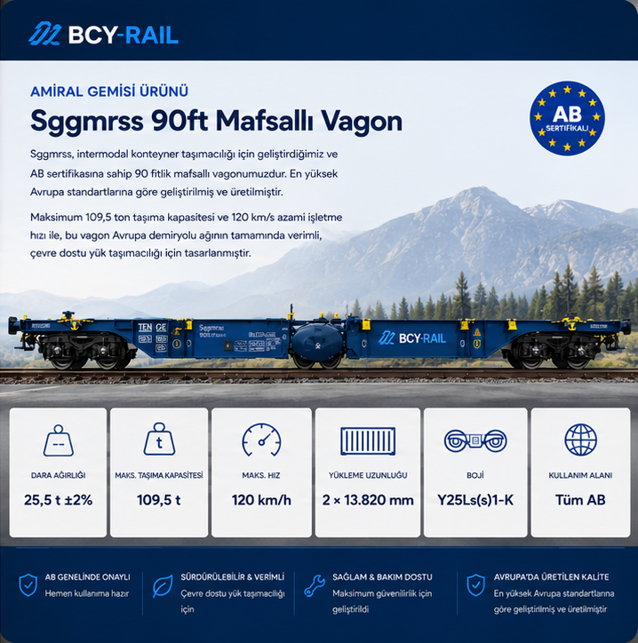 Sggmrss 90ft Articulated Wagon